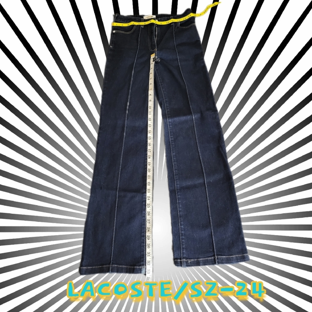 LACOSTE 🐊 High waist flare jeans size 24